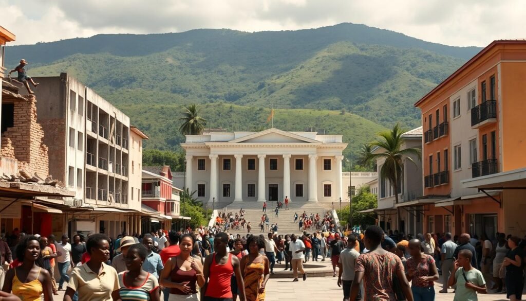 rebuilding Haiti institutions