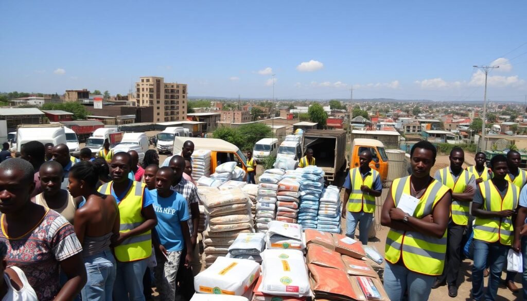 humanitarian aid in Haiti
