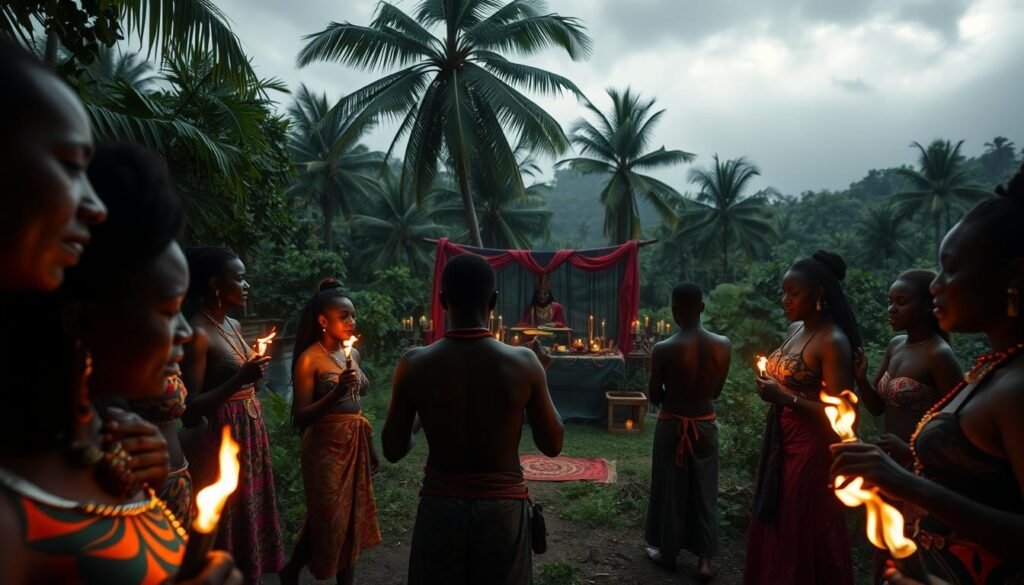 Haitian Vodou ceremony