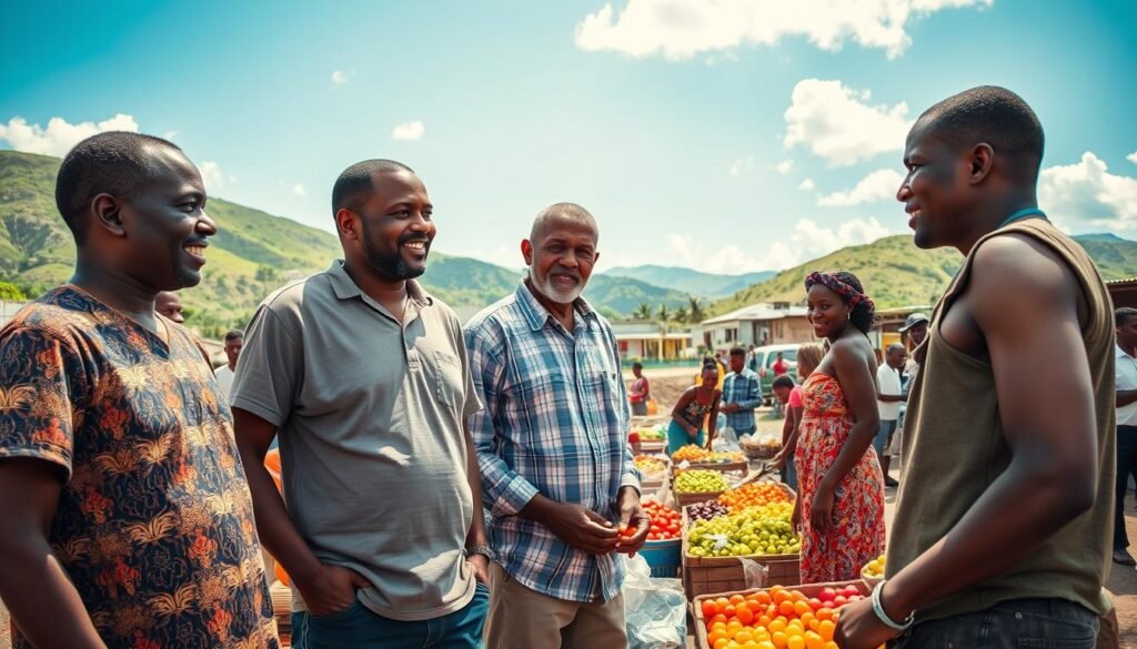 Haitian community solidarity
